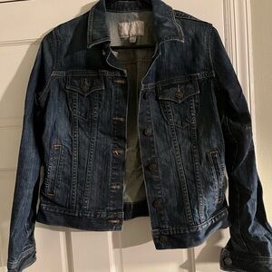 Old Navy Dark Blue Denim Jacket for Women